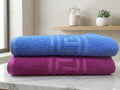 Pack of 2 Premium Export Quality Bath Towel 100% Cotton | High Absorbent (28x58 inches)