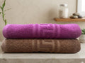 Pack of 2 Premium Export Quality Bath Towel 100% Cotton | High Absorbent (28x58 inches)