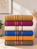 🏁 linen Export Quality Bath towels (27X53 Inches) (Random colours )