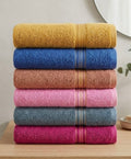☁️ The cloudy Export Quality Bath towels (27X53 Inches) (Random colours)