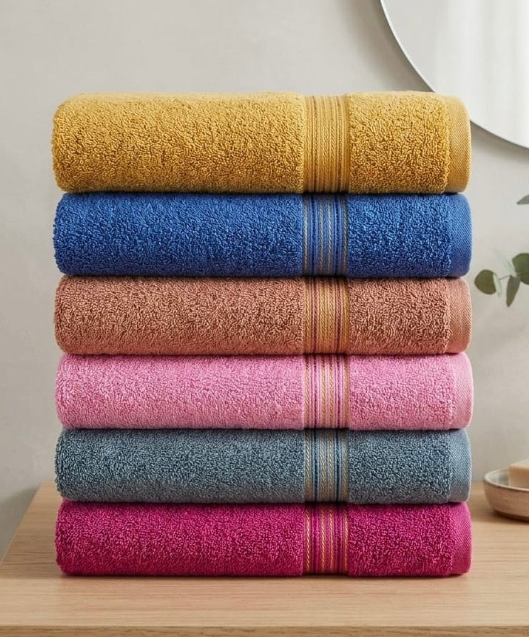 ☁️ The cloudy Export Quality Bath towels (27X53 Inches) (Random colours)