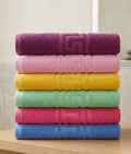 🇬🇷 Greek Border Export Quality Bath towels (28X58 Inches) (Random colours )
