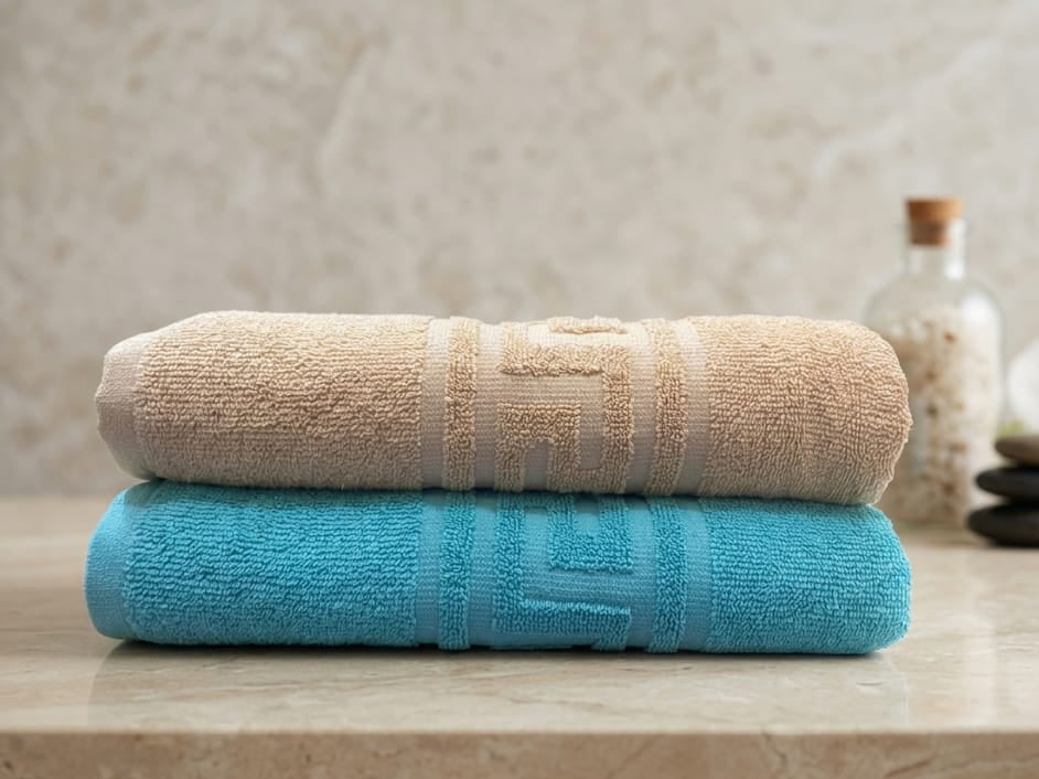 Pack of 2 Premium Export Quality Bath Towel 100% Cotton | High Absorbent (28x58 inches)