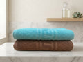 Pack of 2 Premium Export Quality Bath Towel 100% Cotton | High Absorbent (28x58 inches)